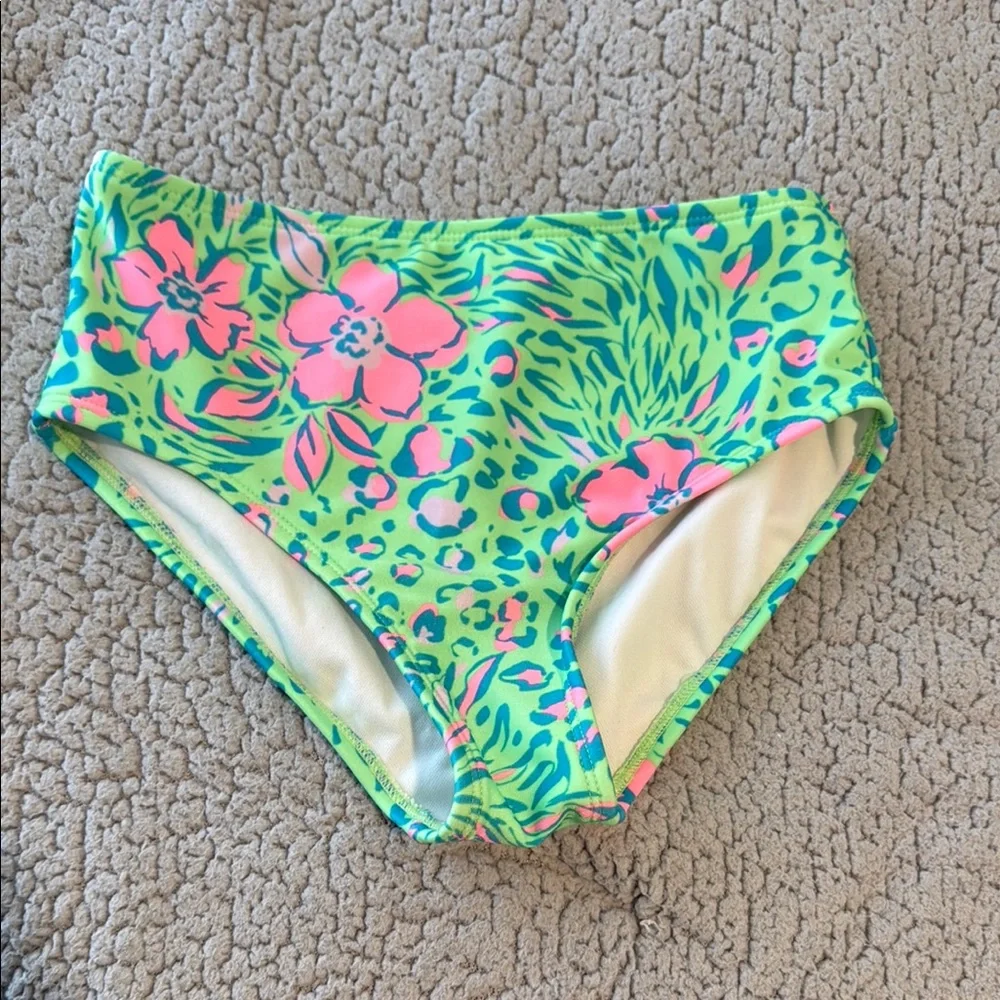 Art Class Green and Pink Bikini Swimwear - Picture 8 of 9